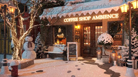 Winter Vibes at Coffee Shop Ambience with Smooth Jazz Music